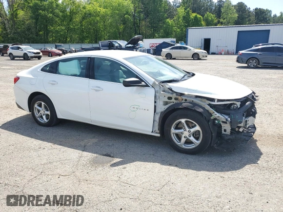 2017 Chevrolet Malibu LS with VIN 1G1ZB5ST4HF232463, listed as a Copart auction lot 52187465 with 132,094 mi miles and Salvage Title. Bid and sale history available at DreamBid. Image 4.