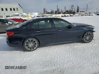 2018 BMW 5 Series 530e xDrive with VIN WBAJB1C58JG623335, listed as a Copart auction lot 44366485 with 156,322 mi miles and Salvage Title. Bid and sale history available at carsss.com. Image 3.