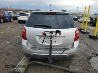 2013 Chevrolet Equinox LT with VIN 2GNALDEK2D1166227, listed as a Copart auction lot 46894545 with 121,332 mi miles and Salvage Title. Bid and sale history available at carsss.com. Image 6.