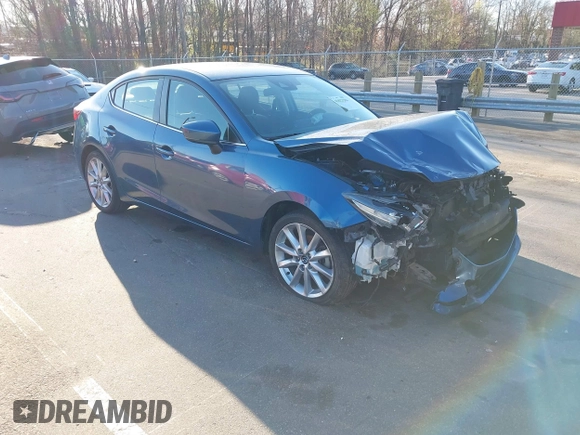 2017 Mazda 3 Touring with VIN 3MZBN1V74HM104034, listed as a IAAI auction lot 41823286 with 53,282 mi miles and . Bid and sale history available at DreamBid. Image 1.