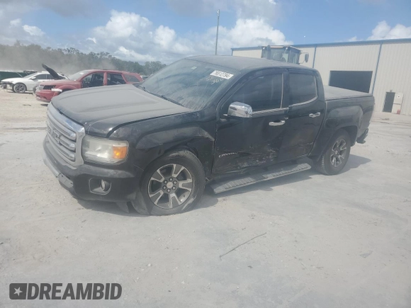 2015 GMC Canyon 2WD SLT with VIN 1GTG5CE31F1263234, listed as a Copart auction lot 76512794 with 113,180 mi miles and Salvage Title. Bid and sale history available at carsss.com. Image 1.