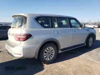 2022 Nissan Armada SV with VIN JN8AY2AD7N9675037, listed as a Copart auction lot 83914134 with 44,753 mi miles and Salvage Title. Bid and sale history available at carsss.com. Image 3.