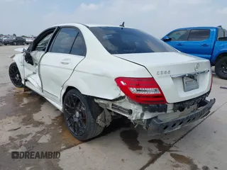 2012 Mercedes-Benz C-Class C 250 Sport with VIN WDDGF4HB9CA652615, listed as a IAAI auction lot 41945573 with 157,522 mi miles. Bid and sale history available at carsss.com. Image 3.