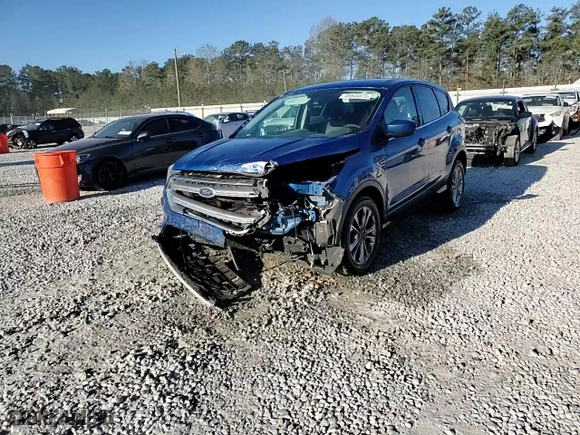 2017 Ford Escape SE with VIN 1FMCU0GD1HUE38584, listed as a Copart auction lot 49844475 with 153,826 mi miles and Salvage Title. Bid and sale history available at carsss.com. Image 14.
