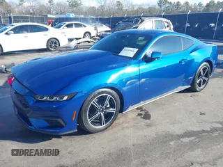 2024 Ford Mustang EcoBoost with VIN 1FA6P8TH7R5137626, listed as a IAAI auction lot 41219446 with 2,112 mi miles. Bid and sale history available at carsss.com. Image 17.
