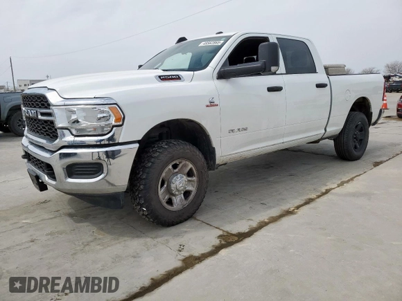 2022 Ram 2500 Tradesman with VIN 3C6UR5CLXNG295791, listed as a Copart auction lot 48562865 with 100,321 mi miles and Salvage Title. Bid and sale history available at carsss.com. Image 1.