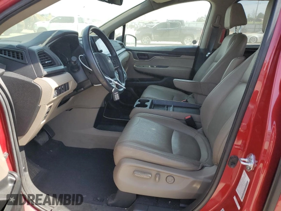 2022 Honda Odyssey EX-L с VIN 5FNRL6H76NB017297, выставлен на аукционе Copart как лот 54061605 с пробегом 52 854 миль миль и Списание • Salvage title. История ставок и продаж доступна на DreamBid. Изображение 7.