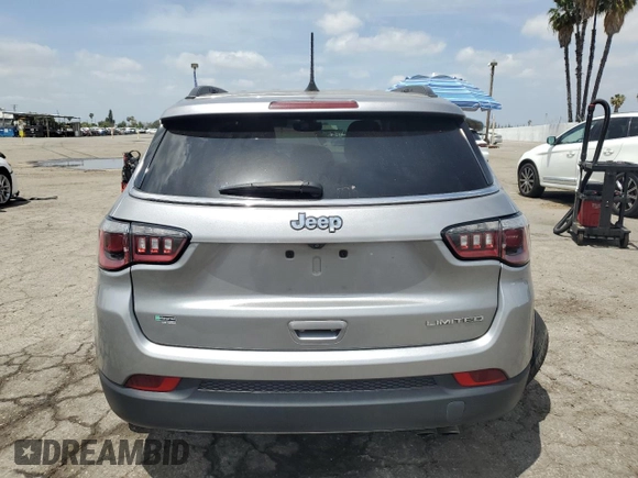 2020 Jeep Compass Limited с VIN 3C4NJCCB5LT128677, выставлен на аукционе Copart как лот 56340605 с пробегом 130 142 миль миль и Списание • Salvage title. История ставок и продаж доступна на DreamBid. Изображение 6.