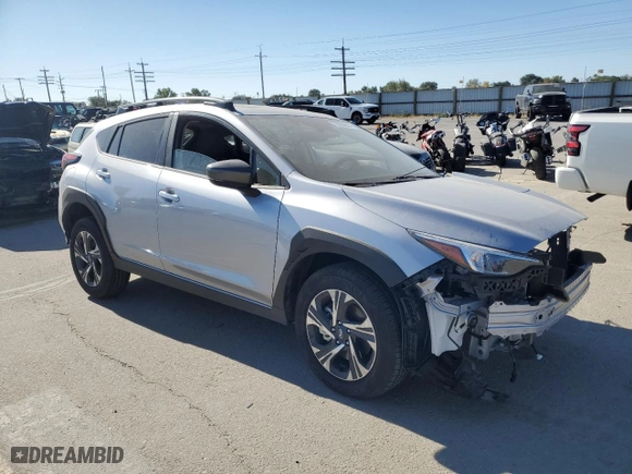 2024 Subaru Crosstrek Premium with VIN JF2GUADC3R8379461, listed as a Copart auction lot 72634584 with 0 mi miles and Salvage Title. Bid and sale history available at carsss.com. Image 4.
