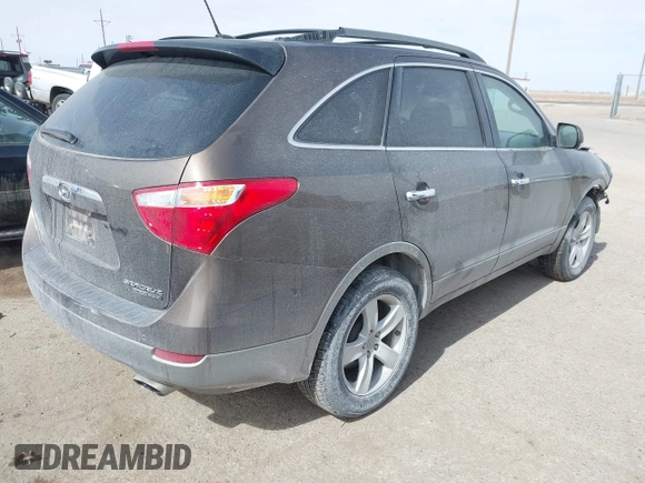 2011 Hyundai Veracruz GLS with VIN KM8NUDCC6BU176825, listed as a IAAI auction lot 41616493 with 174,006 mi miles and . Bid and sale history available at DreamBid. Image 4.