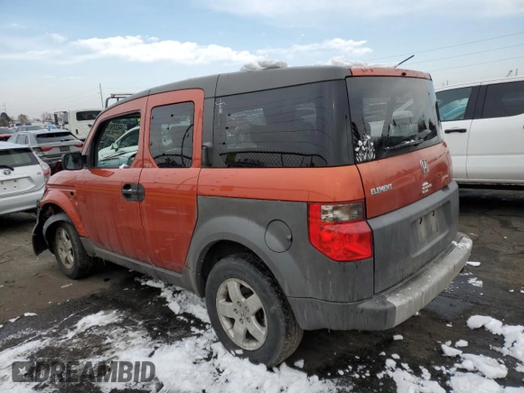 2004 Honda Element EX with VIN 5J6YH27654L034760, listed as a Copart auction lot 46329145 with 207,787 mi miles and Salvage Title. Bid and sale history available at DreamBid. Image 2.