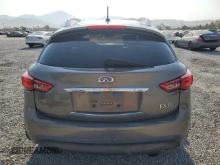 2010 Infiniti FX with VIN JN8AS1MW7AM851892, listed as a Copart auction lot 64990275 with 125,266 mi miles and Salvage title. Bid and sale history available at DreamBid. Image 6.