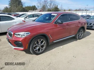 2021 BMW X4 xDrive30i z VIN 5UX2V1C01M9F54470, wystawiony jako Copart lot #46840375 z przebiegiem 6000 mil mil oraz Szkoda całkowita • Salvage title. Historia ofert i sprzedaży dostępna na DreamBid. Obrazek 1.