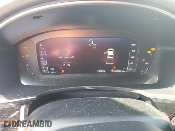 2022 Honda Civic Touring z VIN 2HGFE1F93NH314236, wystawiony jako Copart lot #53380915 z przebiegiem 25 302 mil mil oraz Szkoda całkowita • Salvage title. Historia ofert i sprzedaży dostępna na DreamBid. Obrazek 9.