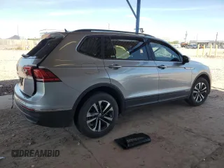 2024 Volkswagen Tiguan S with VIN 3VVRB7AX2RM116026, listed as a Copart auction lot 59060825 with 11,828 mi miles and Salvage title. Bid and sale history available at DreamBid. Image 3.