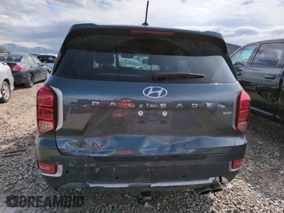 2020 Hyundai Palisade SEL z VIN KM8R2DHE2LU102174, wystawiony jako Copart lot #51379305 z przebiegiem 59 455 mil mil oraz Szkoda całkowita • Salvage title. Historia ofert i sprzedaży dostępna na DreamBid. Obrazek 6.