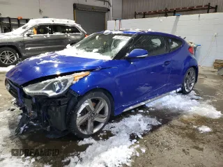 2013 Hyundai Veloster Turbo w/Black Int with VIN KMHTC6AE8DU109947, listed as a Copart auction lot 50118255 with 196,992 mi miles and Non Repairable. Bid and sale history available at carsss.com. Image 1.