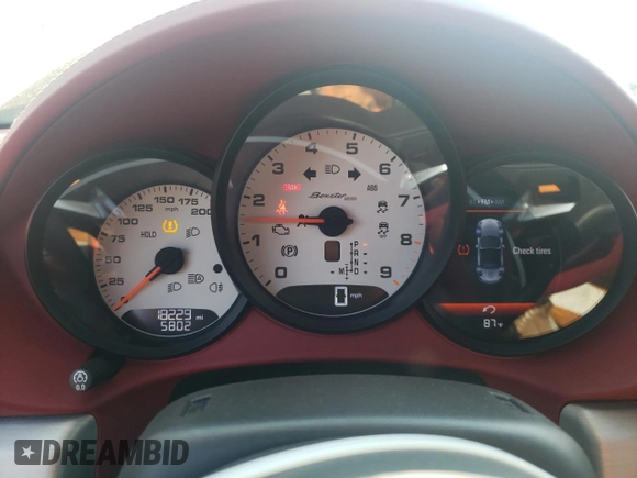 2022 Porsche 718 Boxster GTS 4.0 z VIN WP0CD2A81NS228425, wystawiony jako Copart lot #65396893 z przebiegiem 18 229 mil mil oraz . Historia ofert i sprzedaży dostępna na DreamBid. Obrazek 9.