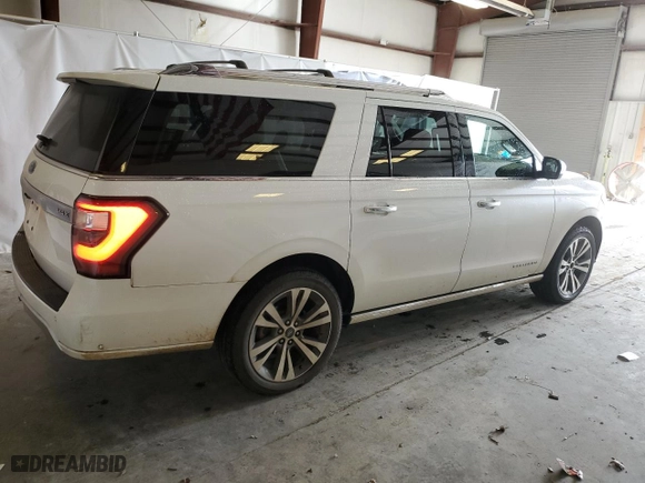 2020 Ford Expedition Max Platinum with VIN 1FMJK1MT3LEA72287, listed as a Copart auction lot 86627484 with 73,880 mi miles and Clean Title. Bid and sale history available at carsss.com. Image 3.