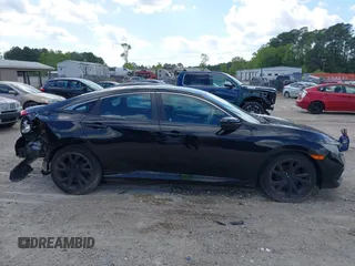 2019 Honda Civic Sedan Sport with VIN 2HGFC2F81KH548051, listed as a IAAI auction lot 41644496 with 118,508 mi miles. Bid and sale history available at carsss.com. Image 13.