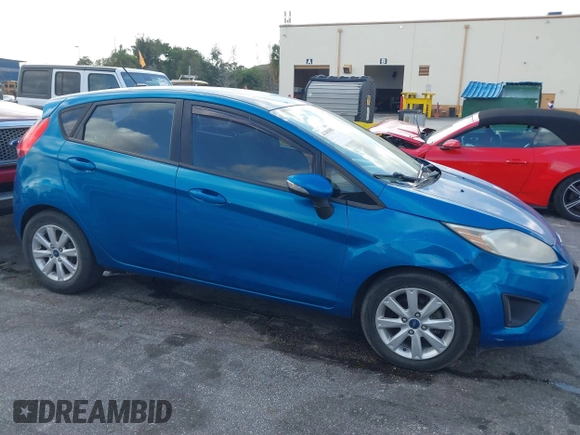 2013 Ford Fiesta SE with VIN 3FADP4EJ0DM202271, listed as a IAAI auction lot 41496985 with 174,624 mi miles. Bid and sale history available at carsss.com. Image 6.