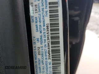 2003 Volkswagen Jetta GL с VIN 3VWRK69M13M153981, выставлен на аукционе Copart как лот 49447585 с пробегом 126 227 миль миль и Списание • Salvage title. История ставок и продаж доступна на DreamBid. Изображение 12.