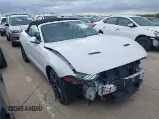 2023 Ford Mustang EcoBoost with VIN 1FATP8UH8P5111289, listed as a IAAI auction lot 41125373 with 13,219 mi miles. Bid and sale history available at carsss.com. Image 1.