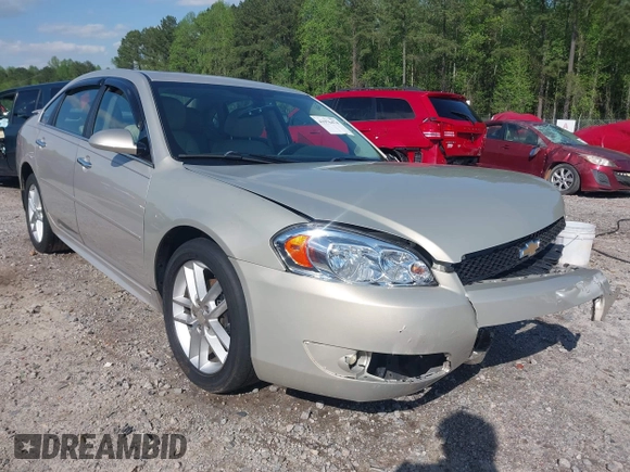 2012 Chevrolet Impala LTZ with VIN 2G1WC5E37C1180838, listed as a IAAI auction lot 41976474 with 107,397 mi miles and . Bid and sale history available at DreamBid. Image 1.