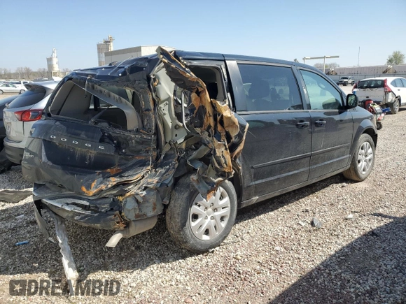 2017 Dodge Grand Caravan SE with VIN 2C4RDGBGXHR615610, listed as a Copart auction lot 51448705 with 217,815 mi miles and Salvage Title. Bid and sale history available at DreamBid. Image 3.