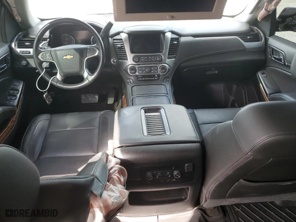 2018 Chevrolet Tahoe Premier with VIN 1GNSCCKJ1JR265084, listed as a Copart auction lot 45997395 with 105,575 mi miles and Salvage Title. Bid and sale history available at carsss.com. Image 8.