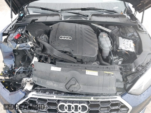 2022 Audi A5 Sportback S line Premium with VIN WAUDACF52NA023698, listed as a IAAI auction lot 41874459 with 45,967 mi miles. Bid and sale history available at carsss.com. Image 10.