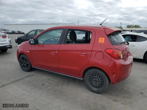 2015 Mitsubishi Mirage DE with VIN ML32A3HJ9FH045147, listed as a Copart auction lot 50801115 with 130,499 mi miles and Salvage Title. Bid and sale history available at carsss.com. Image 2.