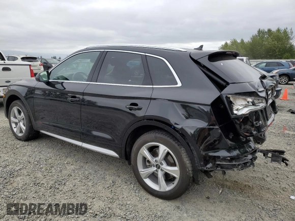 2020 Audi Q5 Prestige with VIN WA1CNAFY2L2116594, listed as a Copart auction lot 60760165 with 37,487 mi miles and Salvage title. Bid and sale history available at DreamBid. Image 2.