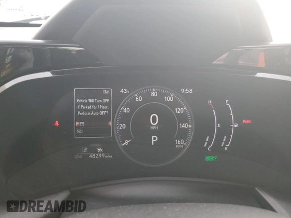 2022 Lexus NX with VIN 2T2AKCEZ2NC002882, listed as a Copart auction lot 43757475 with 48,299 mi miles and Salvage Title. Bid and sale history available at carsss.com. Image 9.