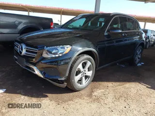 2018 Mercedes-Benz GLC 300 with VIN WDC0G4JB8JV019333, listed as a IAAI auction lot 42059817 with 110,499 mi miles and . Bid and sale history available at DreamBid. Image 2.