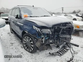 2020 Lincoln Navigator Reserve z VIN 5LMJJ2LT7LEL17146, wystawiony jako Copart lot #49923625 z przebiegiem Nie podano mil oraz Szkoda całkowita • Salvage title. Historia ofert i sprzedaży dostępna na DreamBid. Obrazek 4.