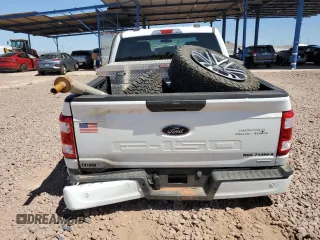 2023 Ford F-150 XL with VIN 1FTEW1EP4PKD83469, listed as a Copart auction lot 53099625 with 45,744 mi miles and Salvage title. Bid and sale history available at DreamBid. Image 6.