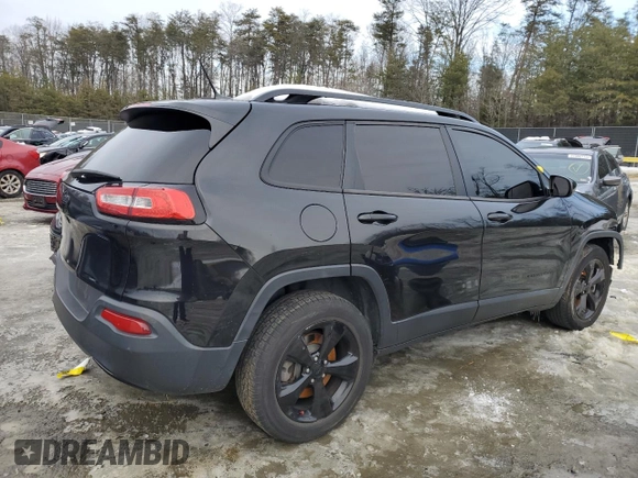 2016 Jeep Cherokee 75th Anniversary with VIN 1C4PJMCB7GW218945, listed as a Copart auction lot 41628885 with 103,604 mi miles and Salvage Title. Bid and sale history available at carsss.com. Image 3.