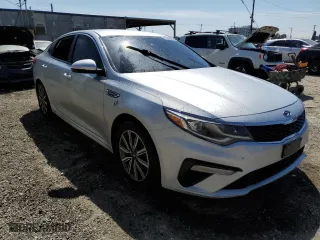 2019 Kia Optima S with VIN 5XXGT4L35KG354892, listed as a Copart auction lot 50595875 with 93,836 mi miles and Salvage Title. Bid and sale history available at carsss.com. Image 4.