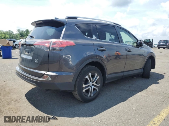 2017 Toyota RAV4 LE with VIN JTMBFREV4HJ162476, listed as a Copart auction lot 64961385 with 38,320 mi miles and Salvage title. Bid and sale history available at DreamBid. Image 3.
