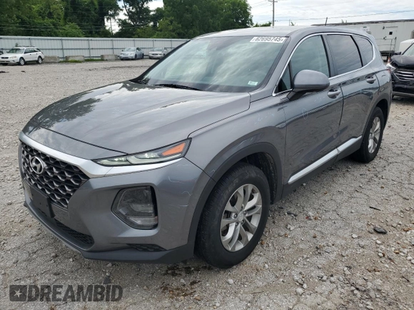 2020 Hyundai Santa Fe SE with VIN 5NMS23AD2LH146863, listed as a Copart auction lot 62695745 with 75,173 mi miles and Salvage title. Bid and sale history available at DreamBid. Image 1.