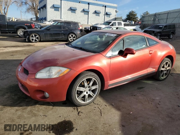 2008 Mitsubishi Eclipse SE-V6 with VIN 4A3AK64T98E015596, listed as a Copart auction lot 84830714 with Not Provided miles and Salvage Title. Bid and sale history available at carsss.com. Image 1.