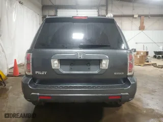 2006 Honda Pilot EX with VIN 2HKYF18466H564035, listed as a Copart auction lot 51413125 with 0 mi miles and Salvage Title. Bid and sale history available at carsss.com. Image 6.