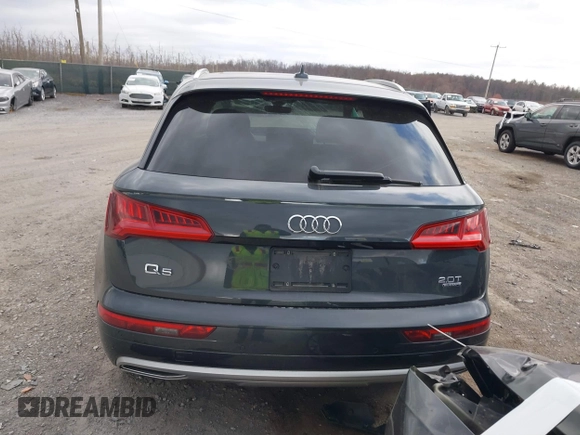 2018 Audi Q5 Premium Plus with VIN WA1BNAFY6J2107924, listed as a IAAI auction lot 41883285 with 110,000 mi miles. Bid and sale history available at carsss.com. Image 16.