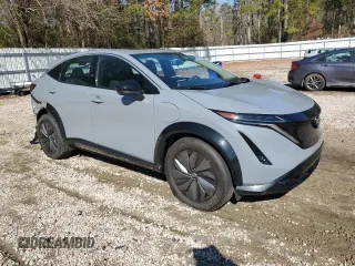 2024 Nissan ARIYA Evolve+ with VIN JN1BF0BA1RM436443, listed as a Copart auction lot 45001295 with 582 mi miles and Salvage title. Bid and sale history available at DreamBid. Image 4.