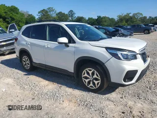 2021 Subaru Forester Premium with VIN JF2SKAFC3MH544057, listed as a Copart auction lot 56749215 with 56,890 mi miles and Salvage title. Bid and sale history available at DreamBid. Image 4.