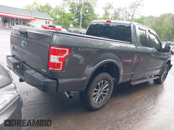 2019 Ford F-150 XL with VIN 1FTEX1EP1KFA77120, listed as a IAAI auction lot 42329608 with 76,053 mi miles and . Bid and sale history available at DreamBid. Image 4.