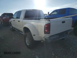 2007 Dodge Ram 3500 SLT with VIN 3D7MX49C17G732585, listed as a Copart auction lot 88399085 with 0 mi miles and Salvage Title. Bid and sale history available at carsss.com. Image 2.