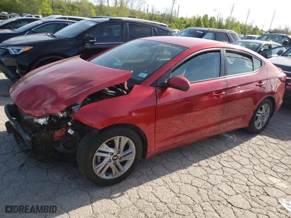 2020 Hyundai Elantra Value Edition with VIN 5NPD84LF7LH628033, listed as a Copart auction lot 49806814 with 0 mi miles and Salvage Title. Bid and sale history available at carsss.com. Image 1.