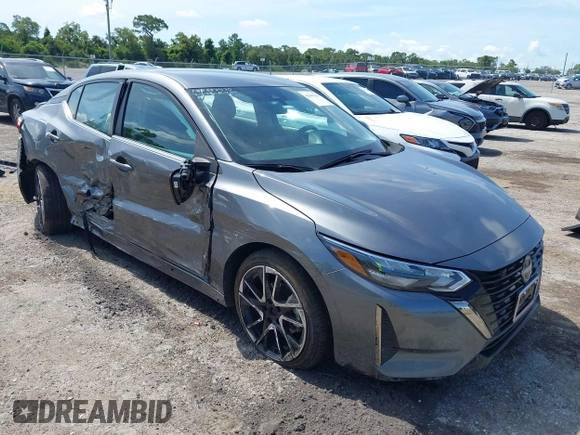 2024 Nissan Sentra SR with VIN 3N1AB8DV9RY279974, listed as a IAAI auction lot 42681299 with 20,552 mi miles and . Bid and sale history available at DreamBid. Image 1.